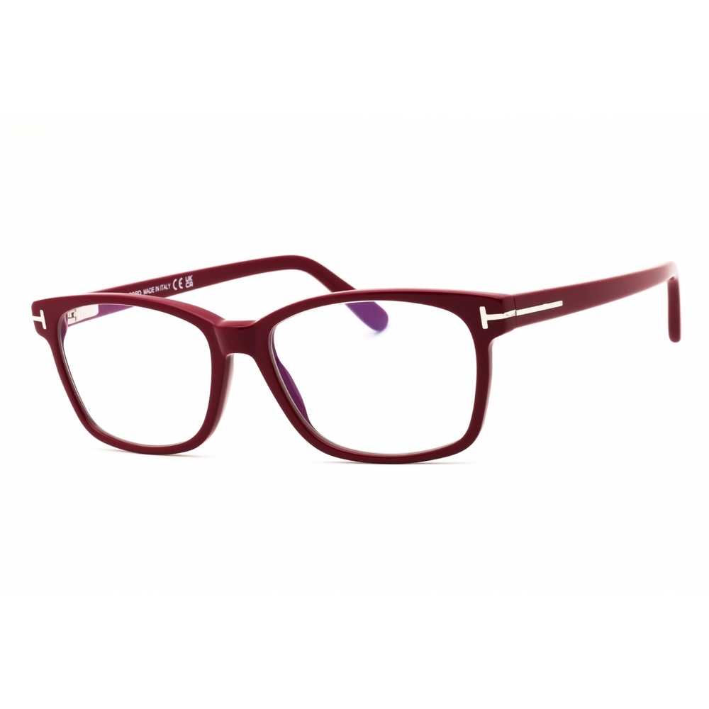 Tom Ford FT5713 Eyeglasses Pink Acetate Rectangular